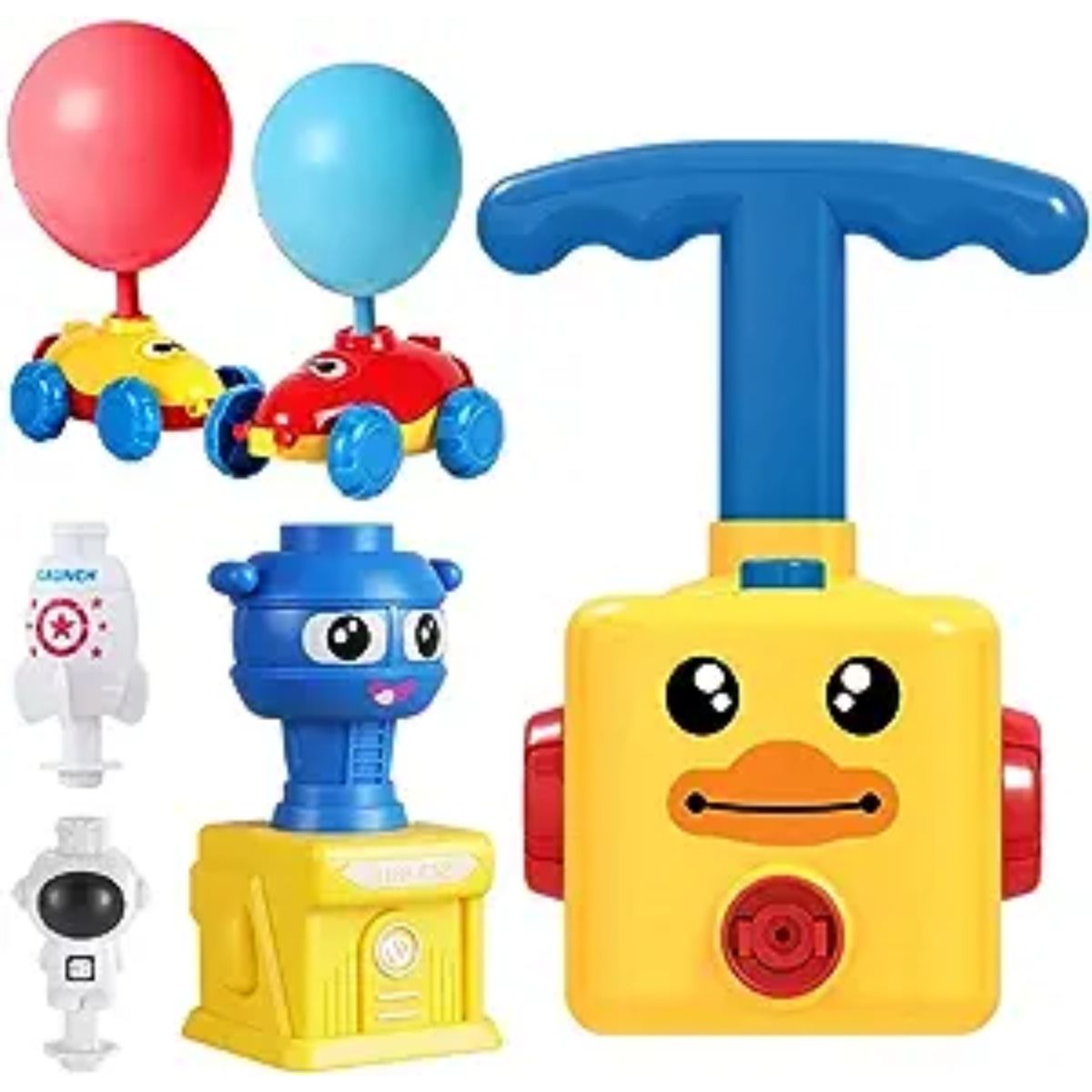 OEM - Juego Bombin Impulsador lanzador con Globos Pato Amarillo