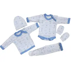 AGW - Pack 3 Ajuar Estampado Bebé (niño). 15 Unidades