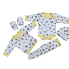 AGW - Ajuar Estampado Bebé (niño). 5 Unidades