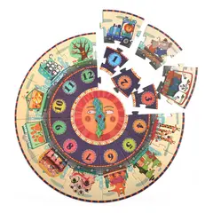 MIDEER - Puzzle Redondo Mi Viaje En El Tiempo 25Pcs