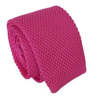 Corbata Tejida Fucsia Luciacorbatas