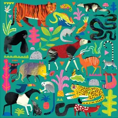 MUDPUPPY - Puzzle 500Pcs Animales De La Selva