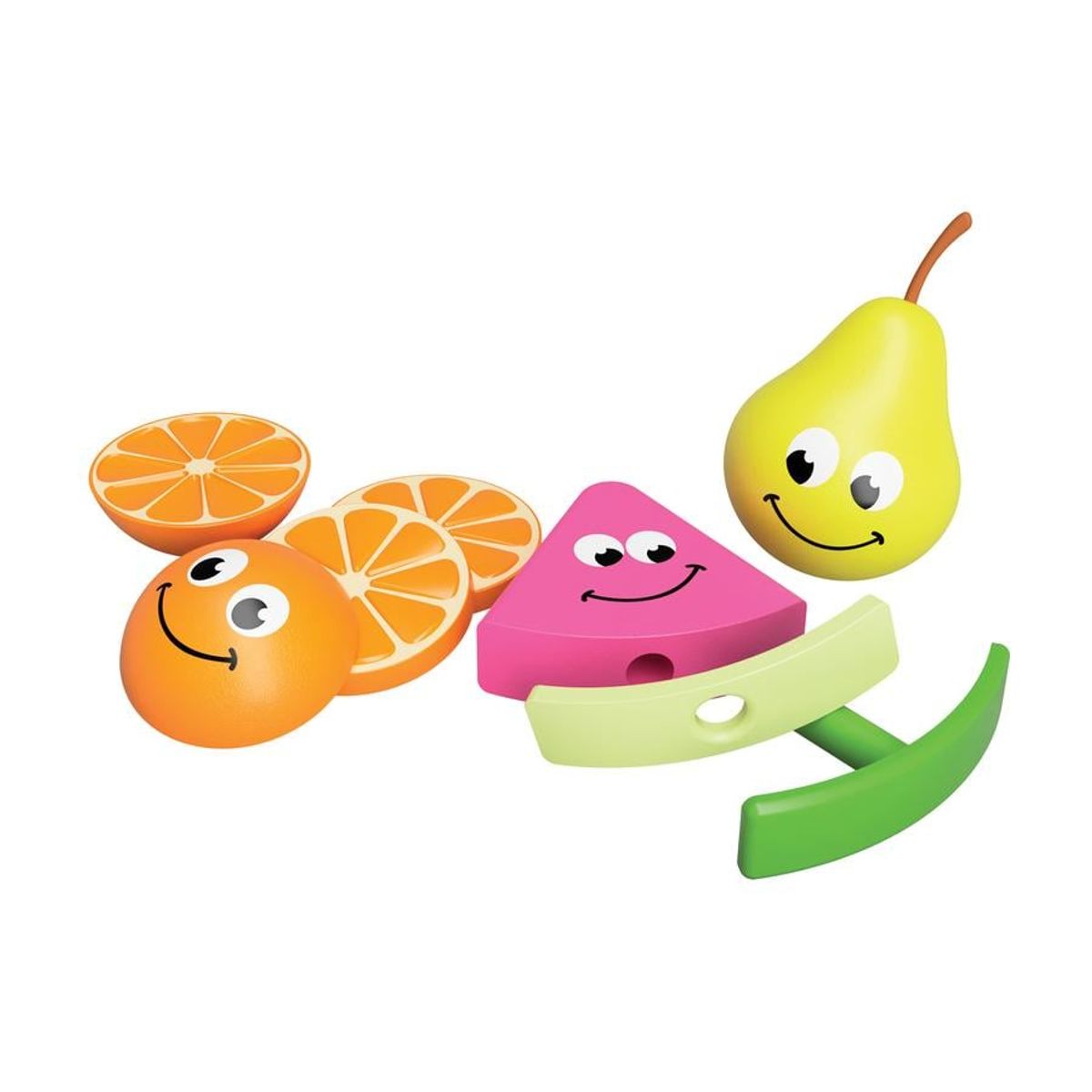 FATBRAIN TOY - Fruit Friends, Sonajero, Puzzle FatBrain Toys
