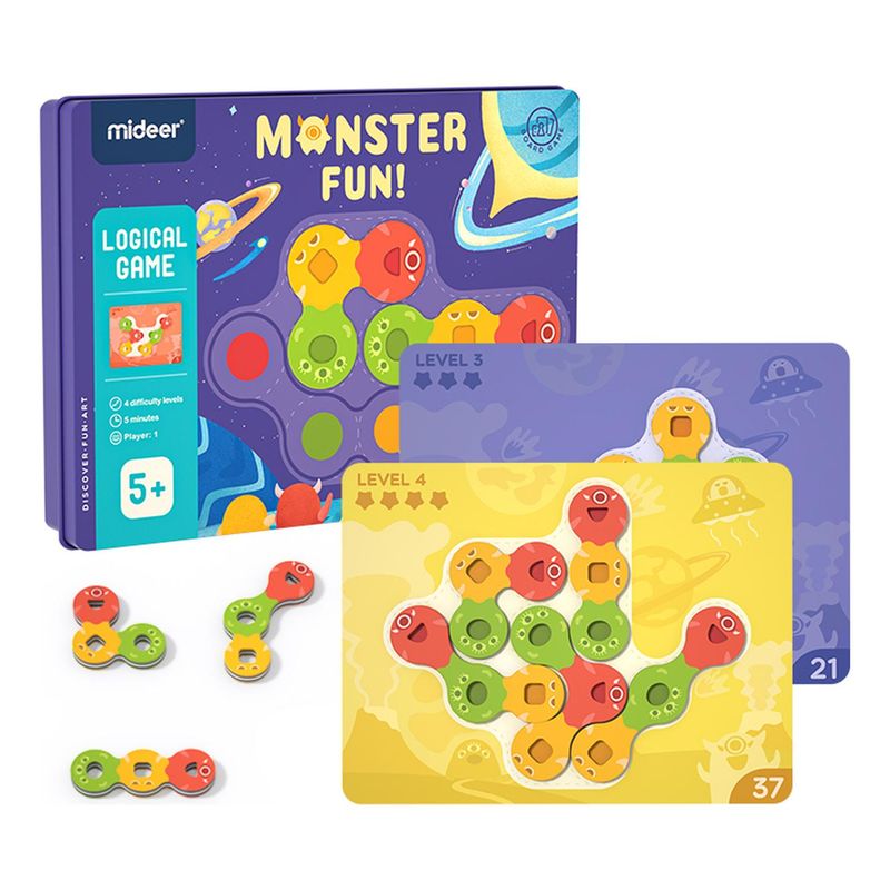 MIDEER - Juego De Lógica Diversión De Monstruos MiDeer