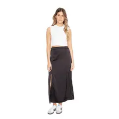 JACINTA TIENDA - Falda Jane satin negra