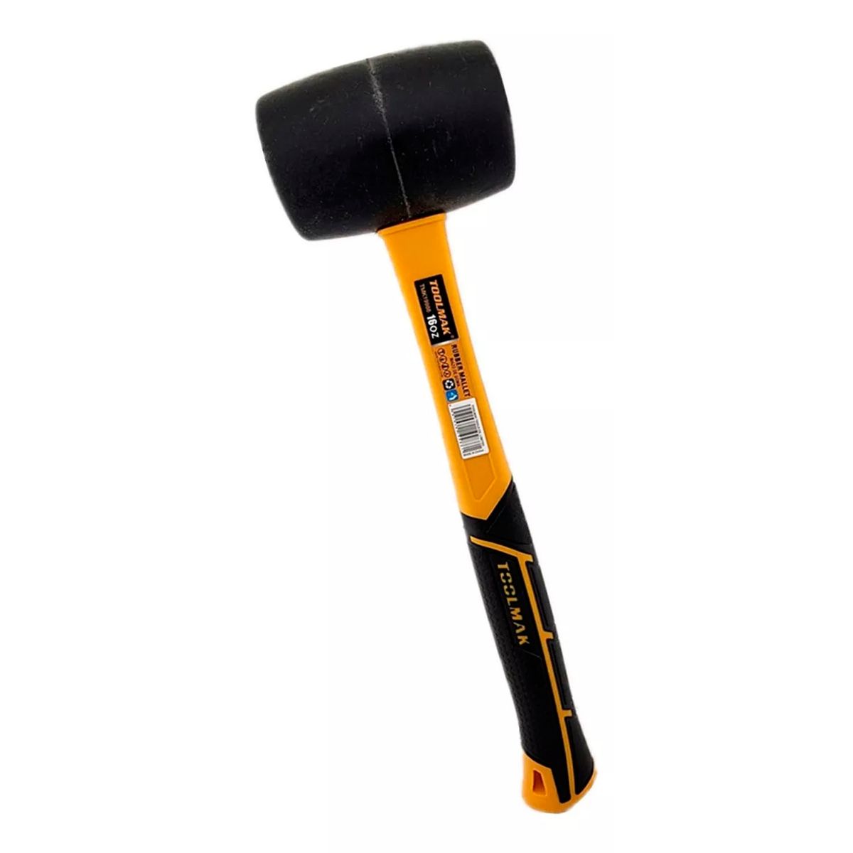 GENERICO - Combo Martillo Mazo De Goma 16oz Toolmak Tmk19988