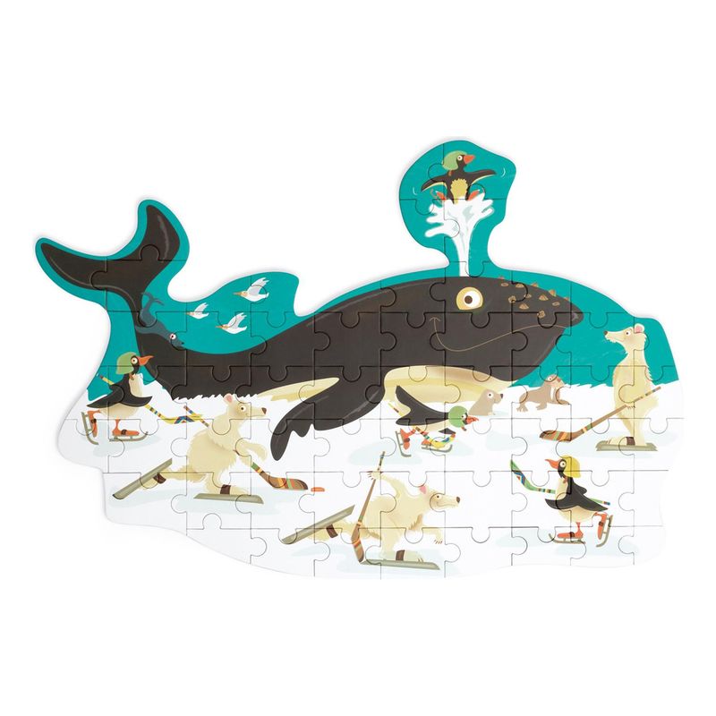 SCRATCH EUROPE - Puzzle 60Pcs Con Forma Ballena Scratch Europe