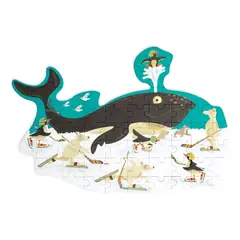 SCRATCH EUROPE - Puzzle 60Pcs Con Forma Ballena