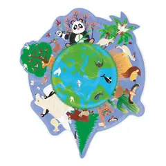 SCRATCH EUROPE - Puzzle 45Pcs Con Forma Mundo