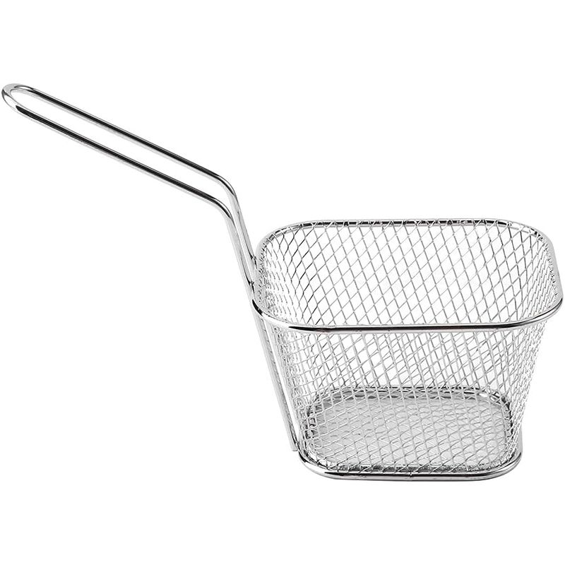 GENERICO - CESTA DE PAPAS FRITAS CESTA DE FREÍR  CUADRADA 10CM