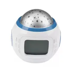 GENERICO - Reloj Despertador Digital Led Estrellas Colores Niños