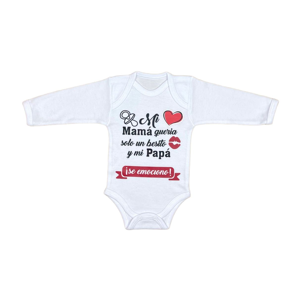 GENERICO - Body bebe mi papa quería un besito y mi papa se emociono