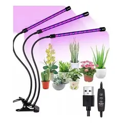 GENERICO - Lampara Indoor Cultivo Usb Control De Plantas