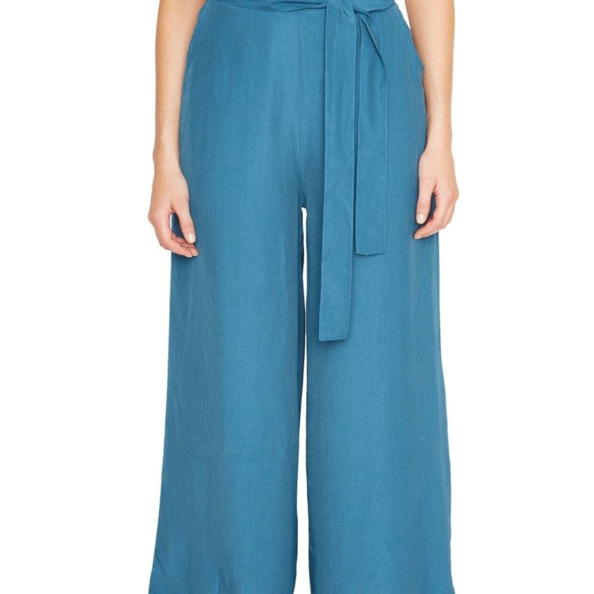 JACINTA TIENDA - Pantalón Greta largo III petróleo Jacinta Tienda