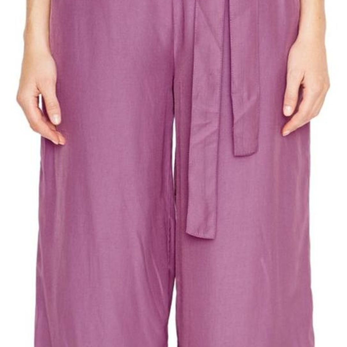 JACINTA TIENDA - Pantalón Greta largo III uva Jacinta Tienda