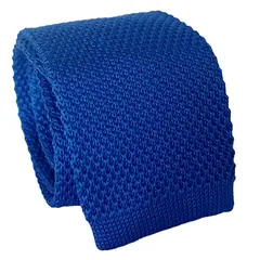 LUCIA CORBATAS - Corbata Tejida Azul Rey Luciacorbatas