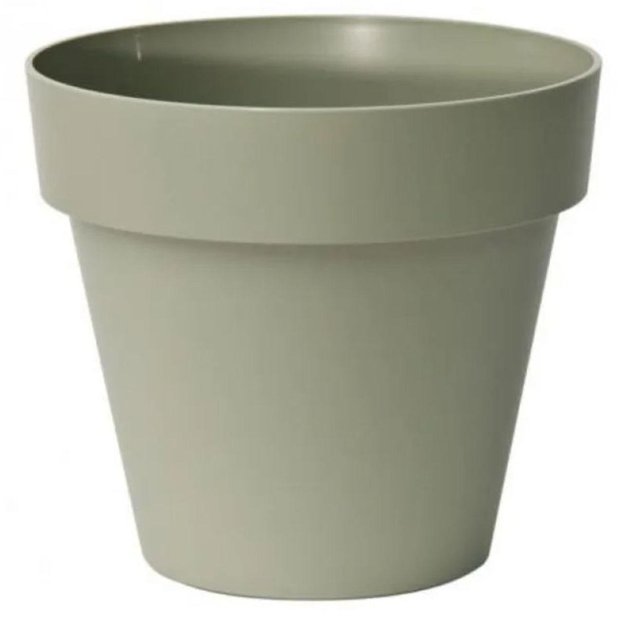 EURO3PLAST - Macetero de plástico con plato 50x45 cm color Arena