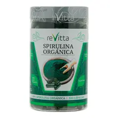 REVITTA WELLNESS - Spirulina orgánica 300 cápsulas - Revitta