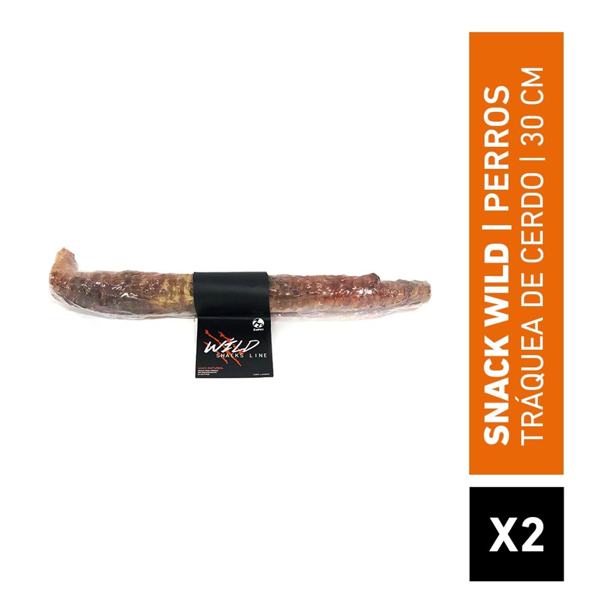 ZUPET - Snack Perro - Traquea Larga 30cm X2 WILD
