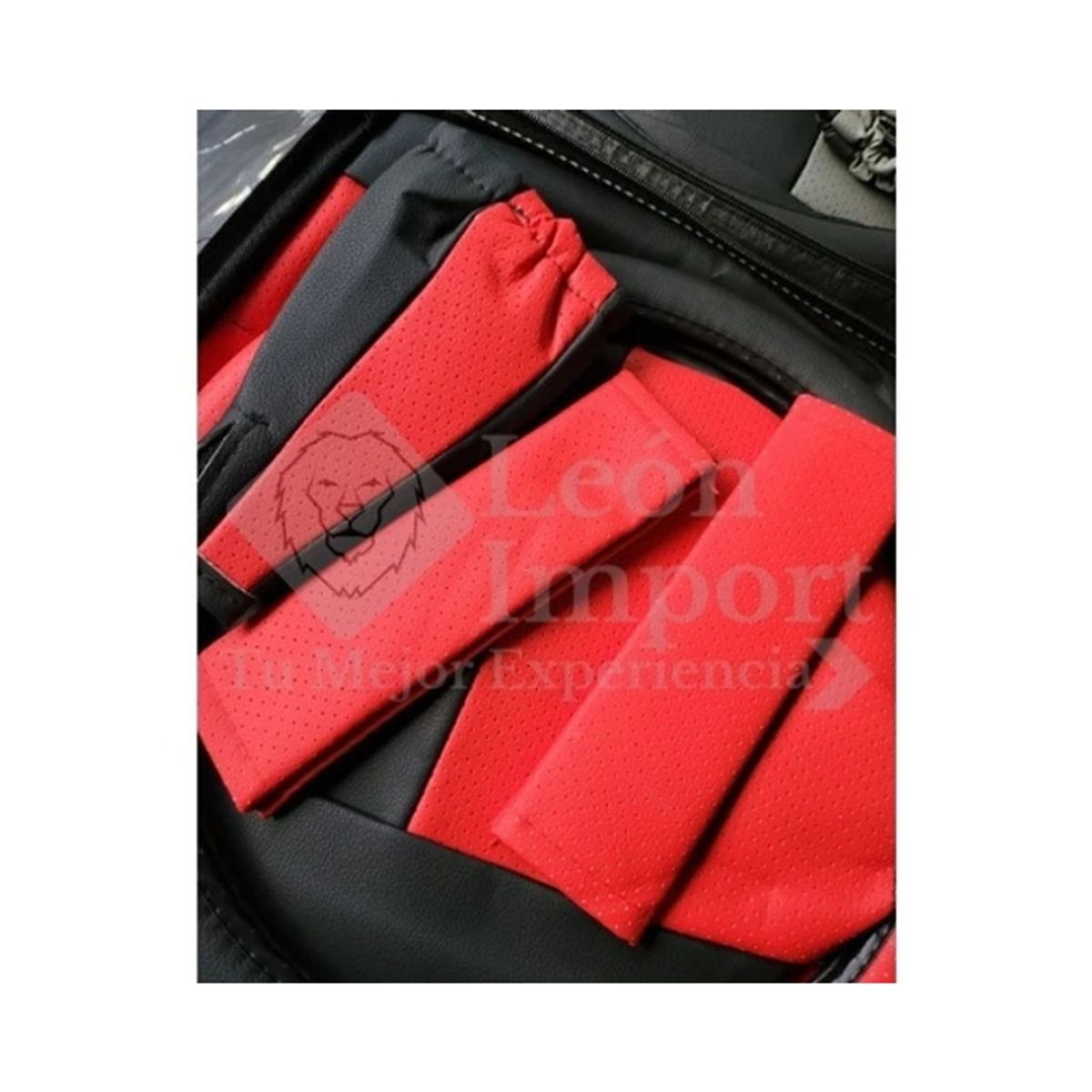 GENERICO - Fundas Universales Para Asiento De Autos De Eco Cuero 13pcs