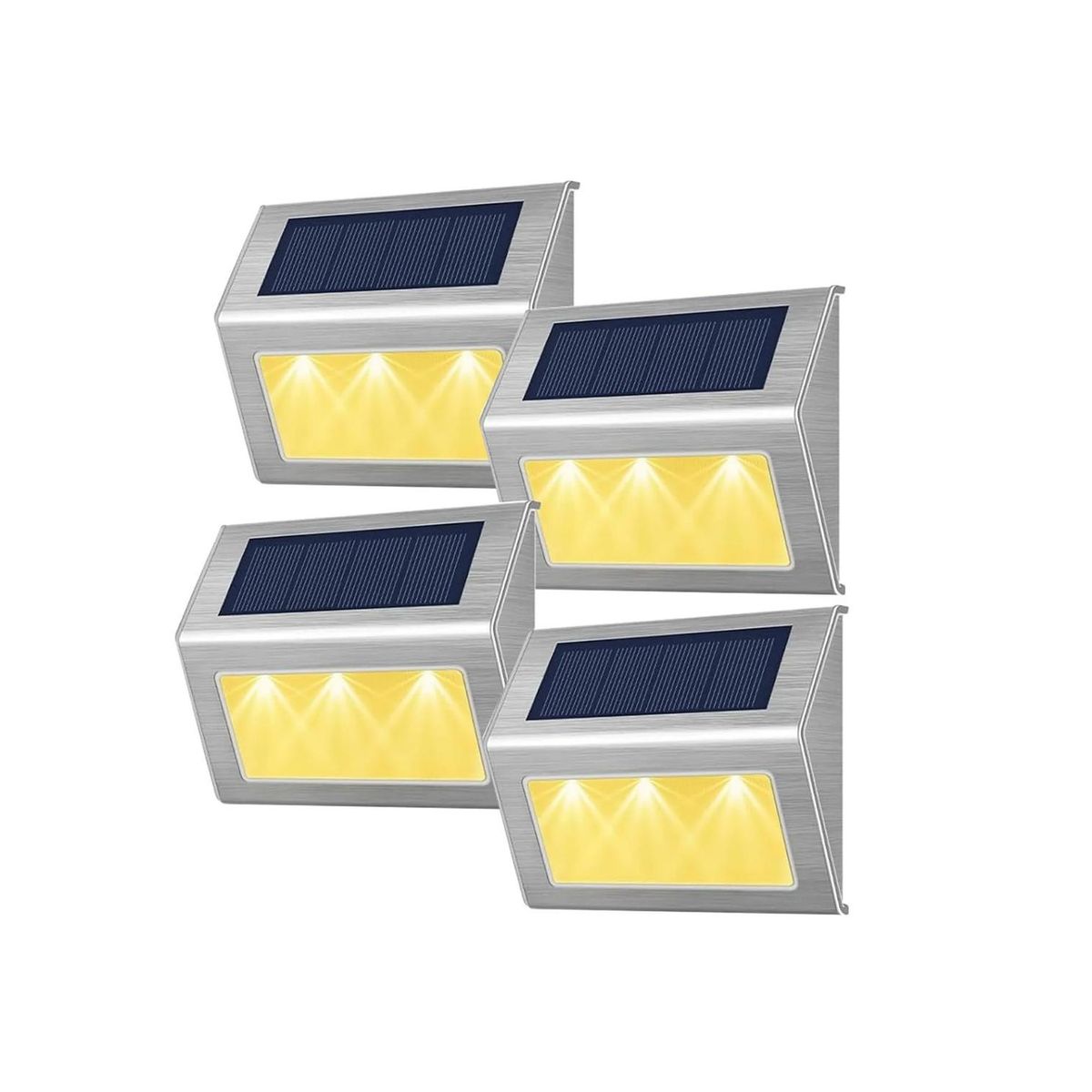 MAXWELL - Foco Reflector Solar Maxwell Led Exterior Pared Set de 4