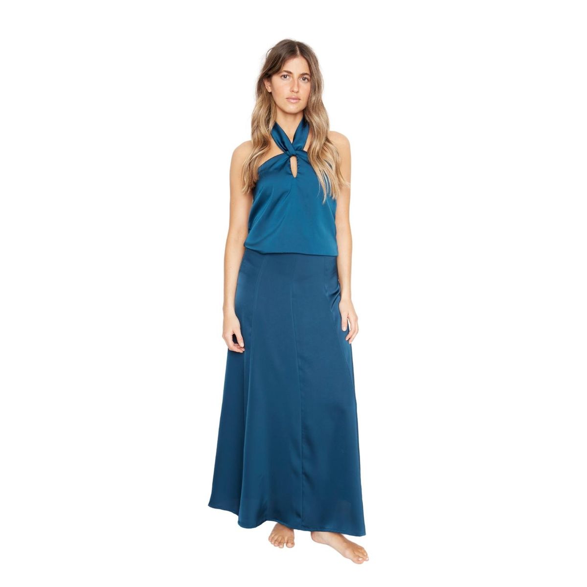 JACINTA TIENDA - Falda Delfina petróleo Jacinta Tienda