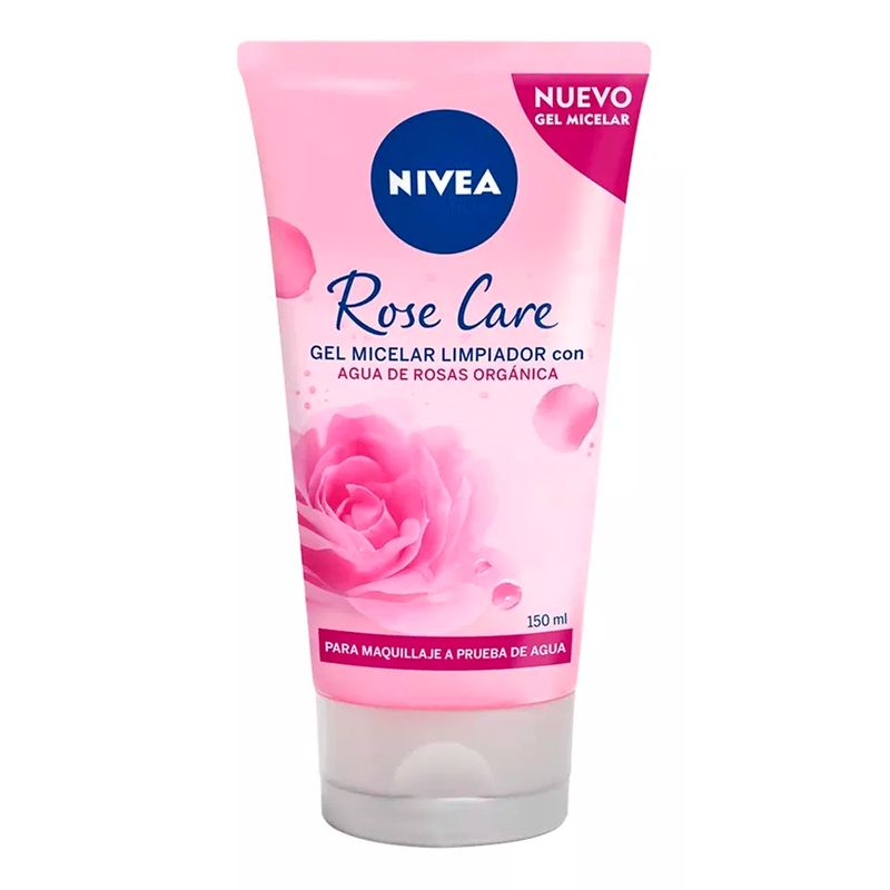 NIVEA - Gel micelar limpiador facial rose care 150ml nivea.