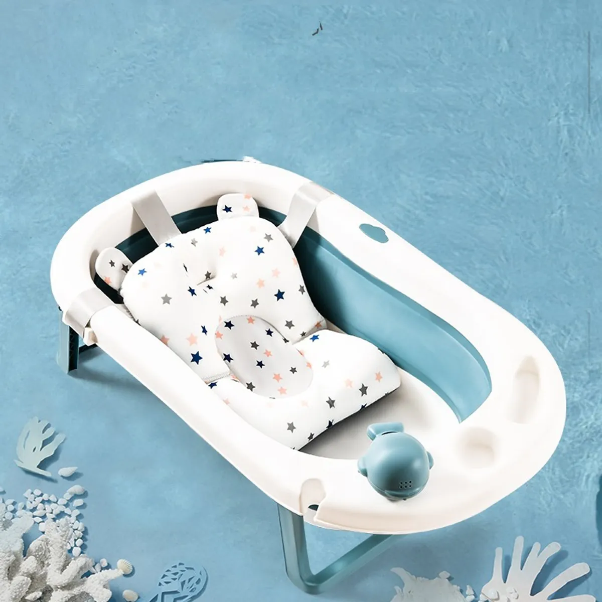 BABYLUNA - Hamaca Cojín Flotante de Baño para Tina de Bebé