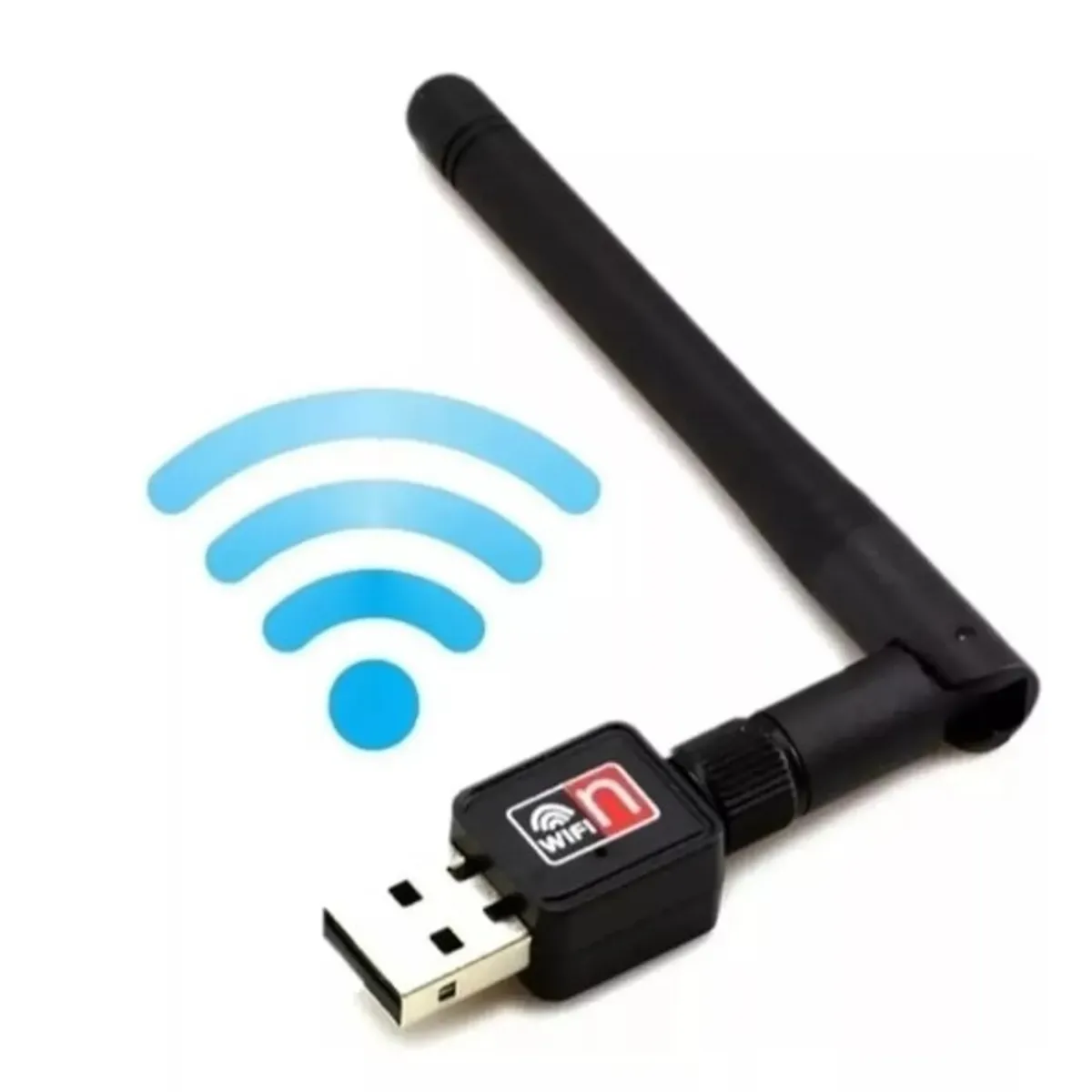 GENERICO - Antena Wifi Usb 2.0 600 Mbps Wireless Pc - Miki Imports