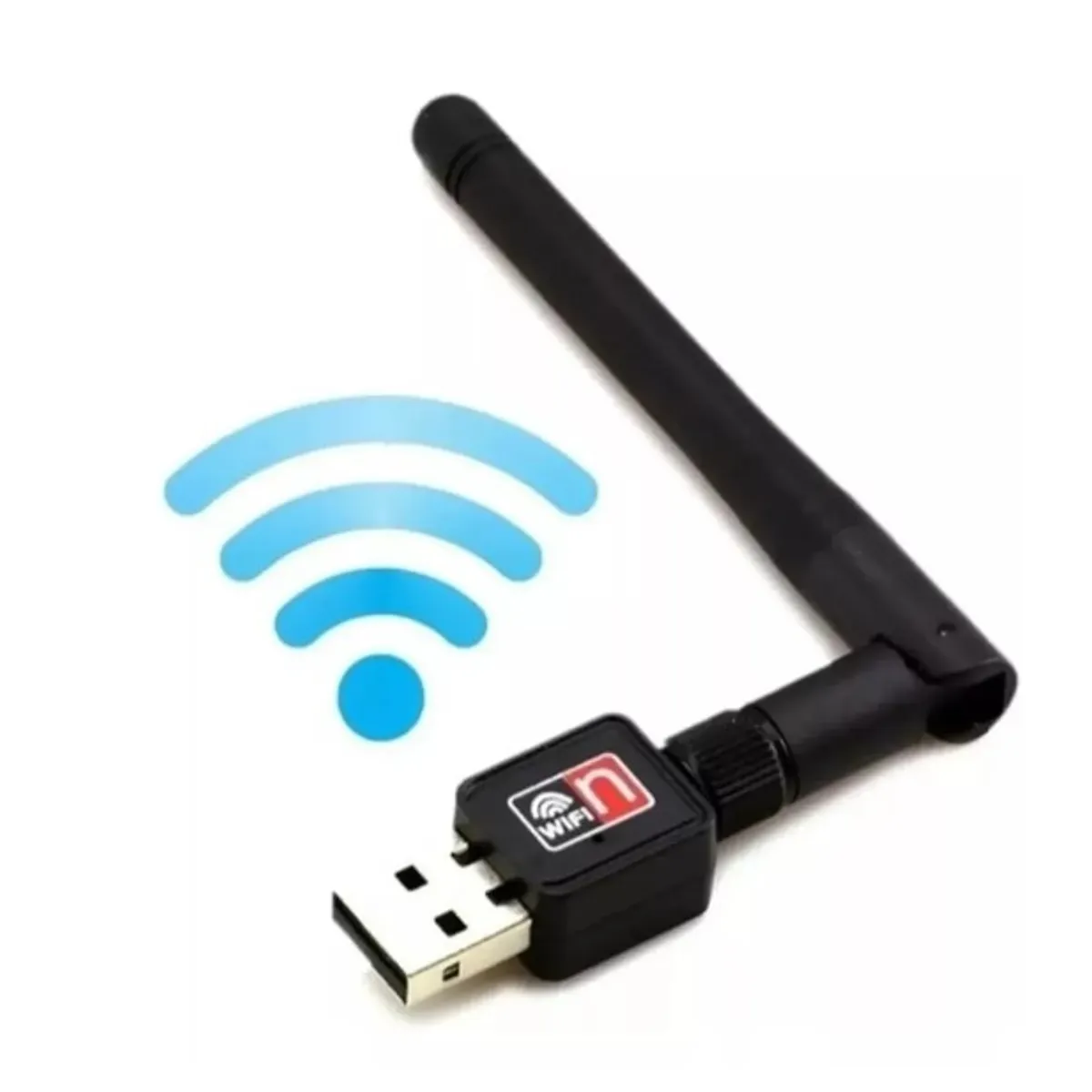 GENERICO - Antena Wifi Usb 2.0 600 Mbps Wireless Pc - Miki Imports
