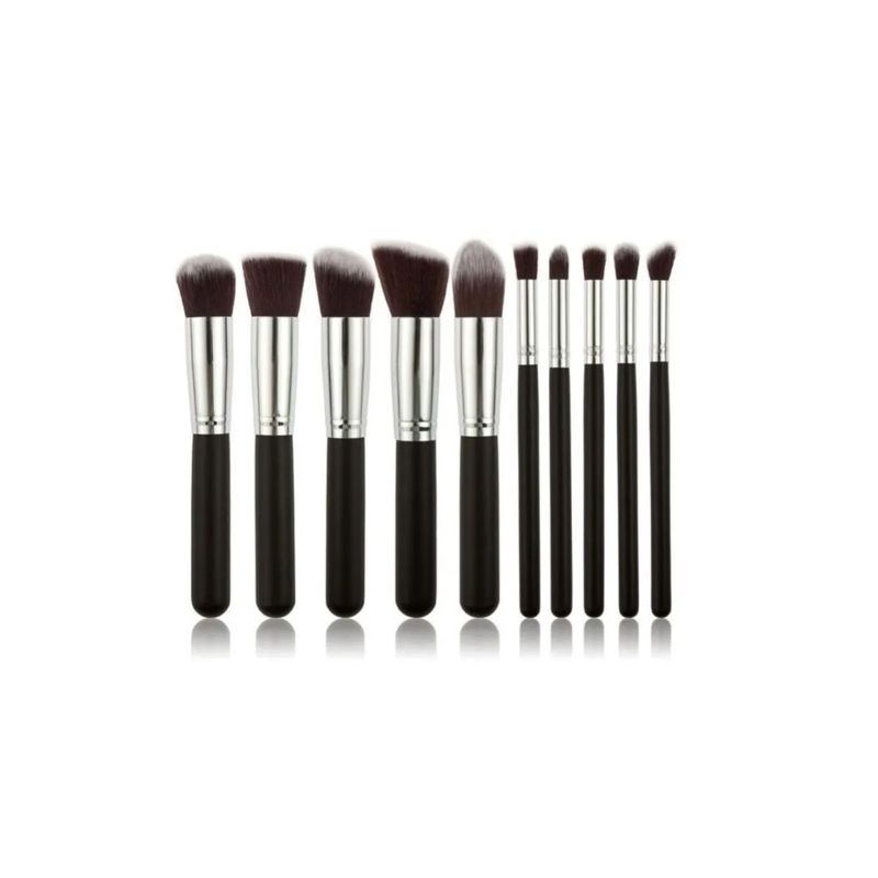 GENERICO - Set Brochas Maquillaje Profesional 10 Unidades