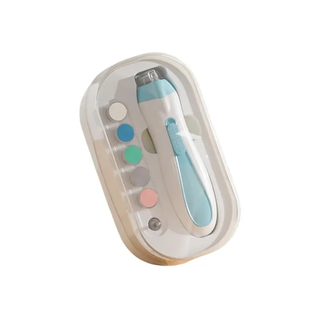 BABYLUNA - Set Corta Uñas Eléctrico para Bebés con seguro de rotación