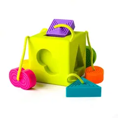 FATBRAIN TOY - Oombeecube, Cubo De Encaje Bebé FatBrain Toys
