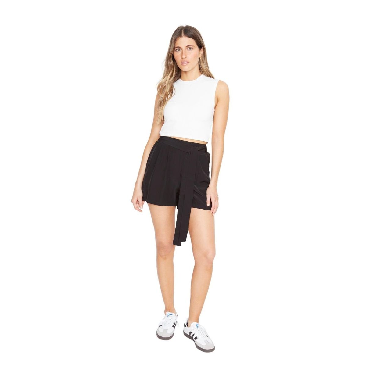 JACINTA TIENDA - Short Greta con lazo III negro Jacinta Tienda