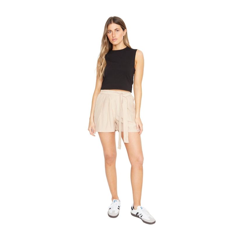 JACINTA TIENDA - Short Greta con lazo III crudo Jacinta Tienda