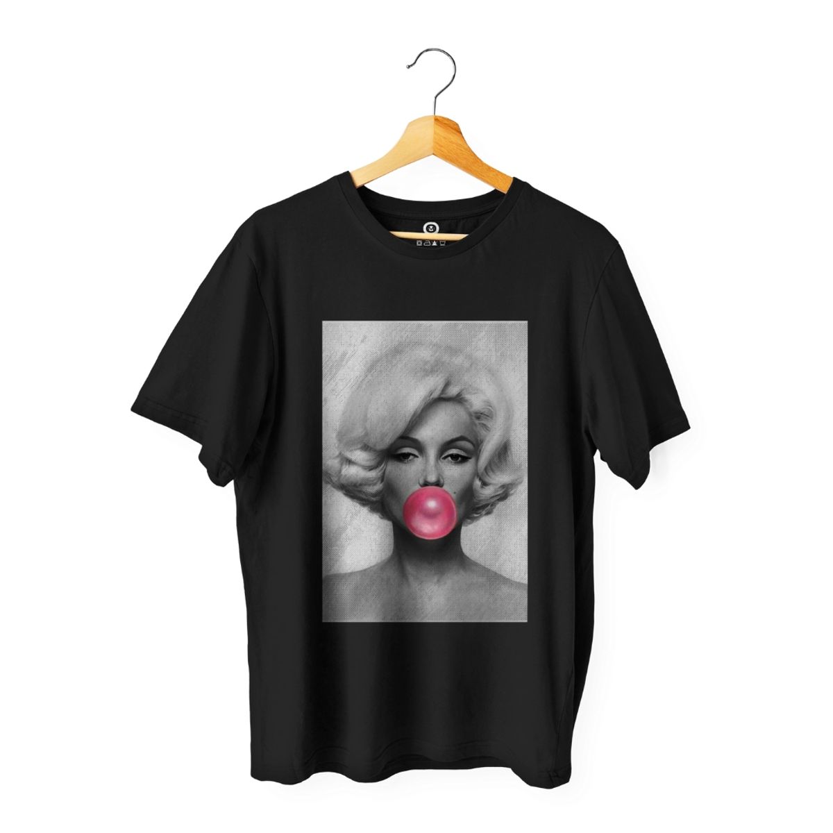 GENERICO - Polera Estampado Marilyn Monroe chicle bomba Pop Art