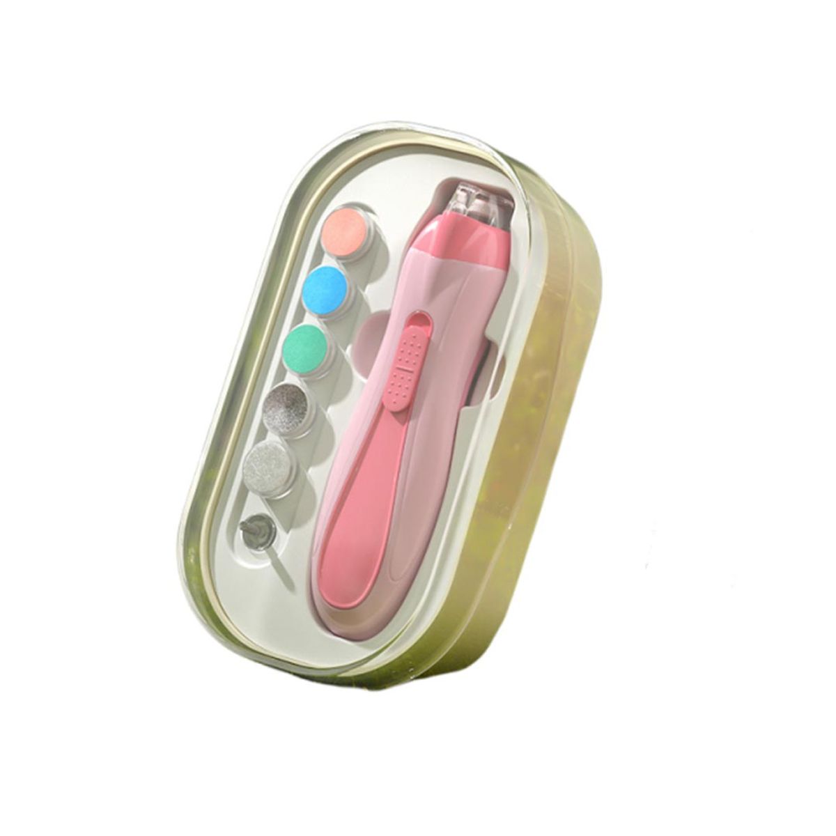 BABYLUNA - Set Corta Uñas Eléctrico para Bebés con seguro de rotación