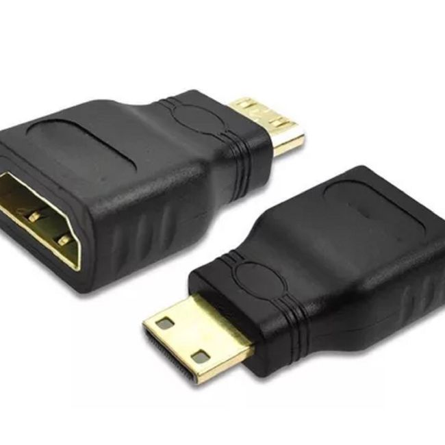 GENERICO - ADAPTADOR MINI HDMI A HDMI HEMBRA DM