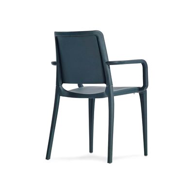 Imagen 2 del producto 4 Sillas Hall con Apoyabrazos - Grafito