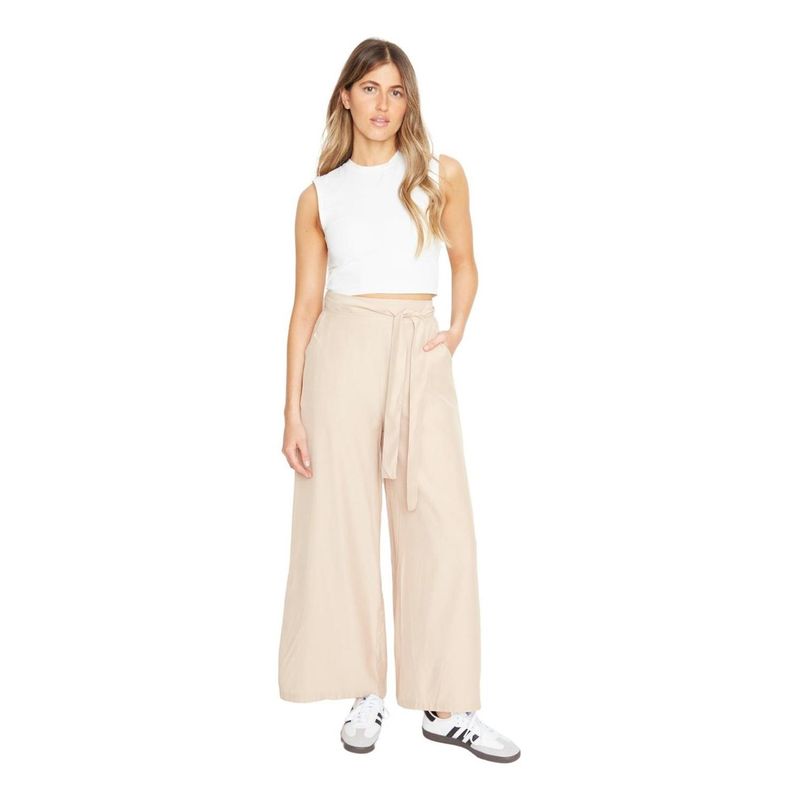 JACINTA TIENDA - Pantalón Greta largo III crudo Jacinta Tienda