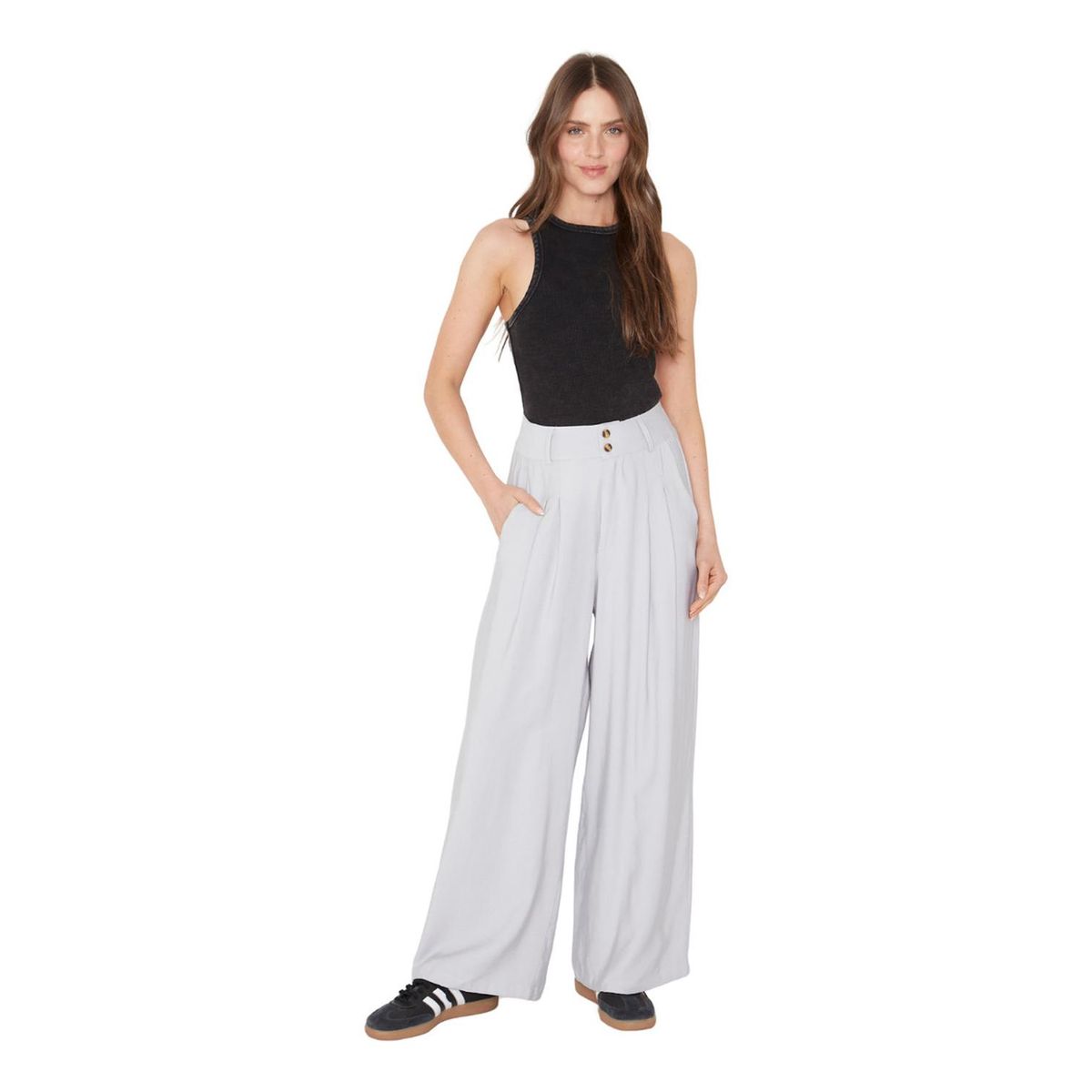 JACINTA TIENDA - Pantalón Laura II gris Jacinta Tienda