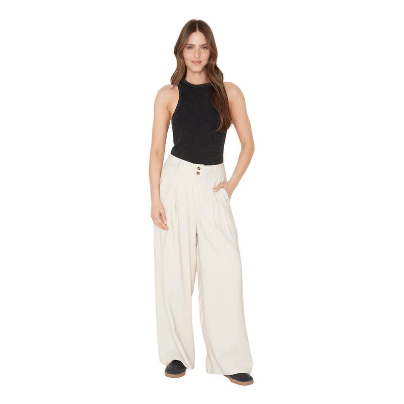 JACINTA TIENDA - Pantalón Laura II crudo Jacinta Tienda