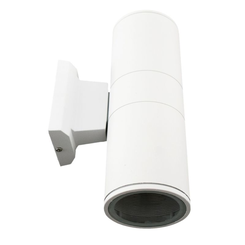 LUMAX - Aplique De Pared Exterior Doble E27 Stafford 26cm Blanco