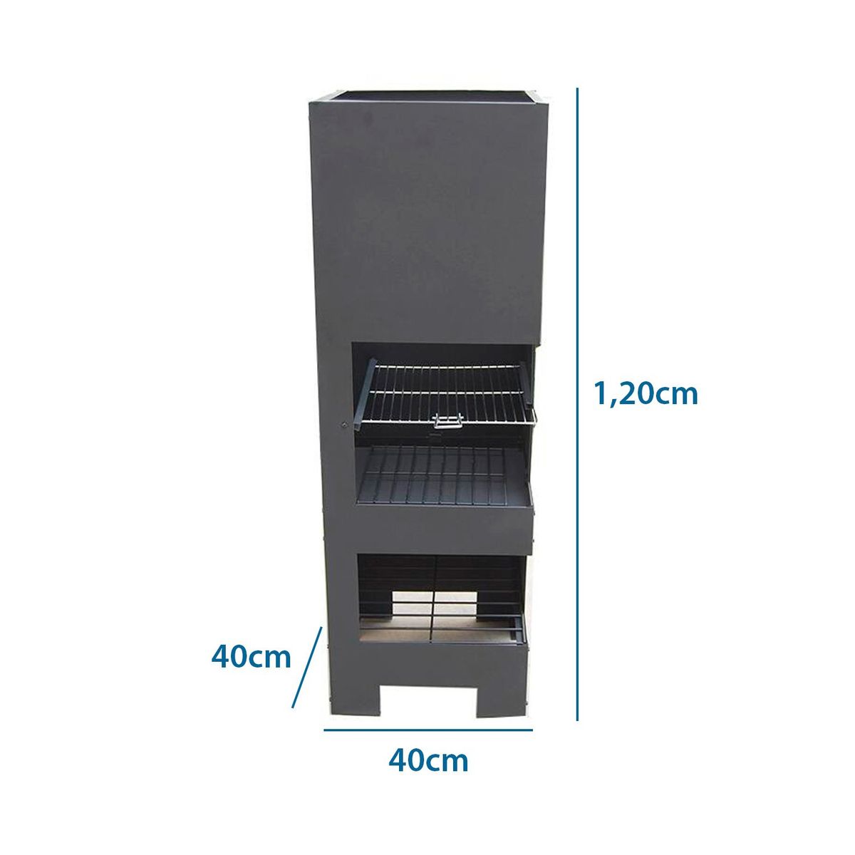 IGPRO - Fogón Parrilla Con Guarda Leña