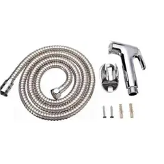 GENERICO - Ducha Arabe Bidet Con Manguera Flexible Y Soporte Wc Baño