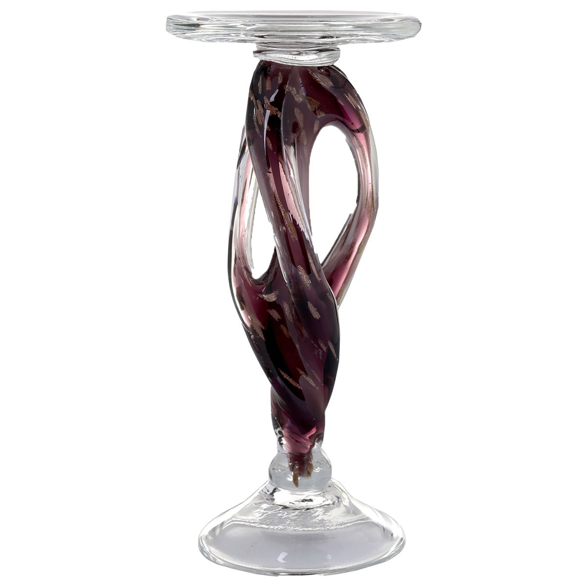 MALLORCA - Portavela Decorativo Murano Bordo