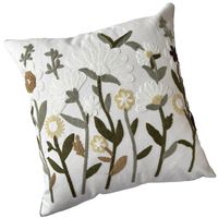 Funda de Cojín Bordado Maite 45x45cms