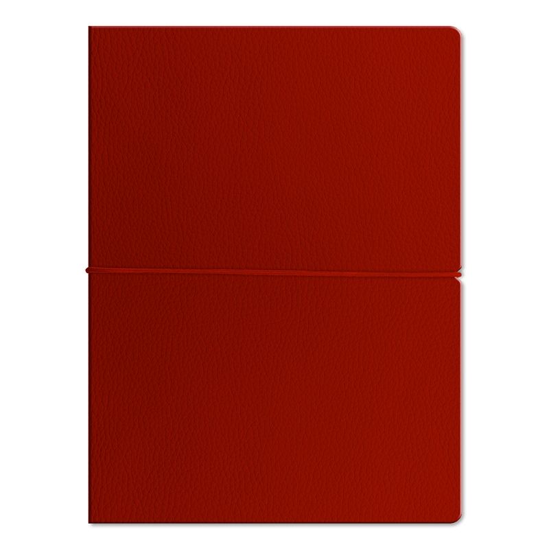 GENERICO - Libreta PU ( Ecocuero)  A4 Roja