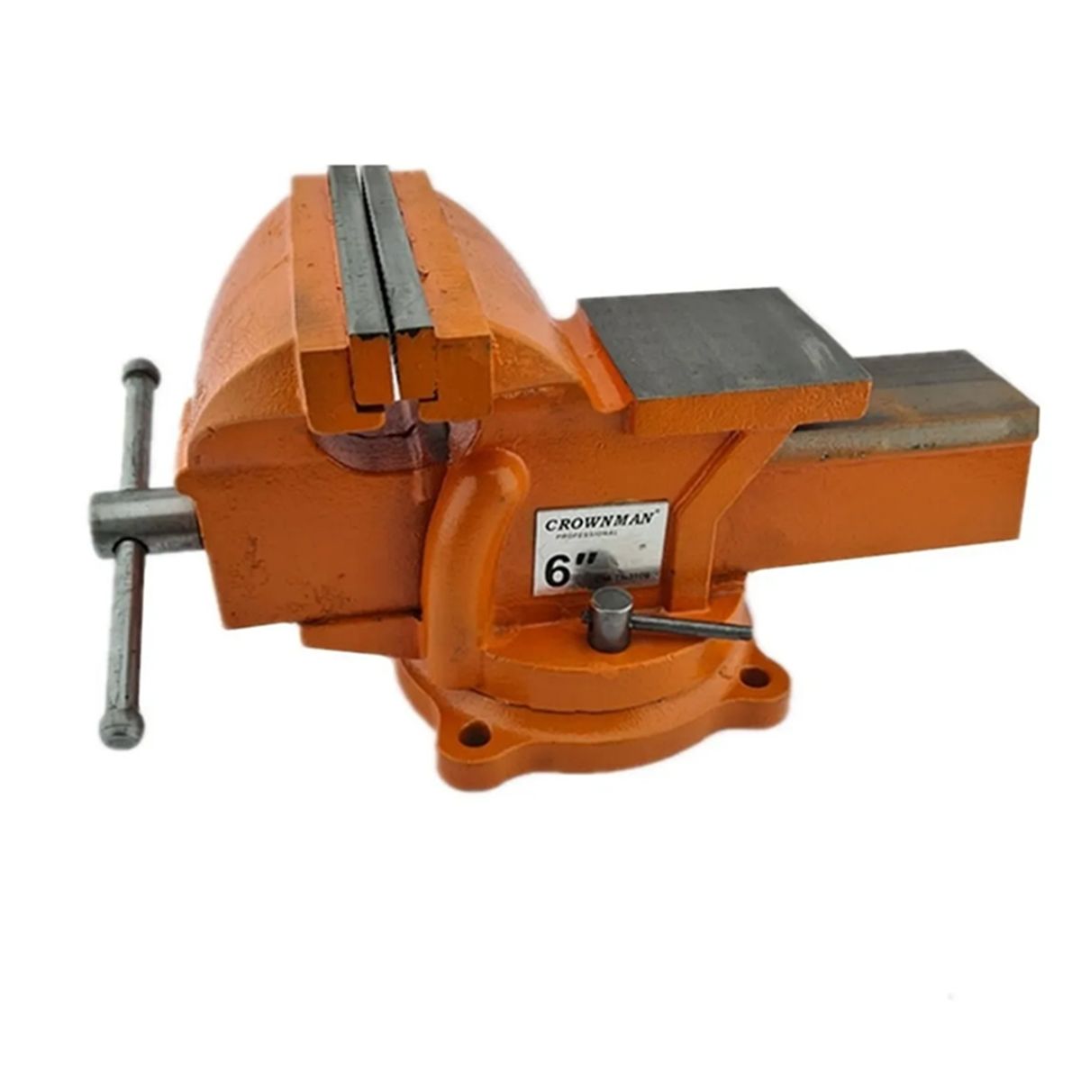 GENERICO - Tornillo De Banco Mecanico Base Giratoria 6 Pulgada Crownman