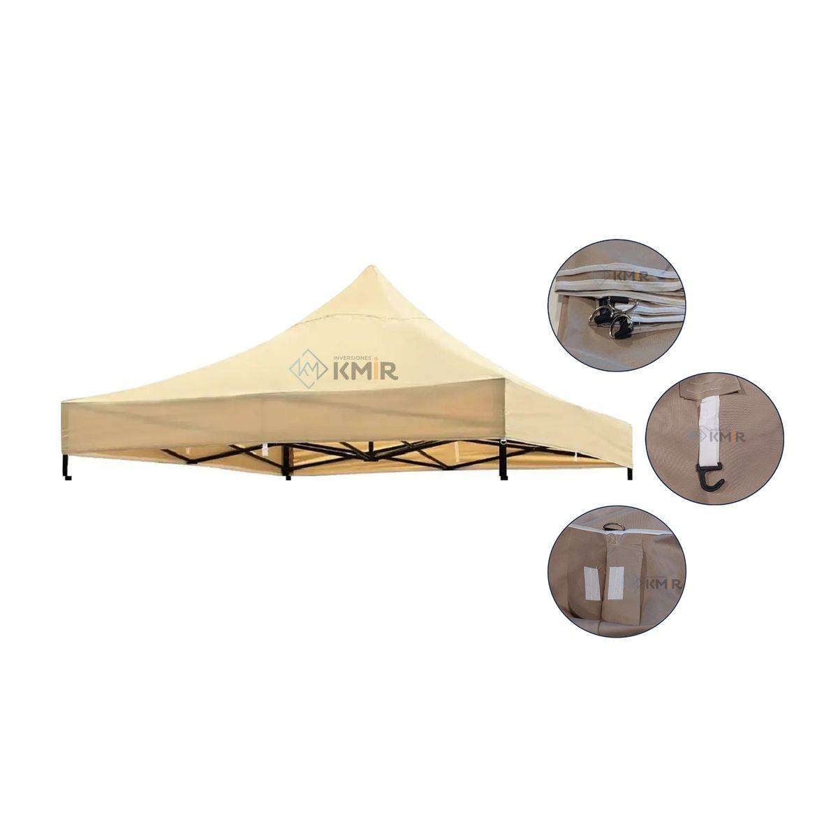 GENERICO - Carpa para Techo De Toldos 2x2 Color Beige